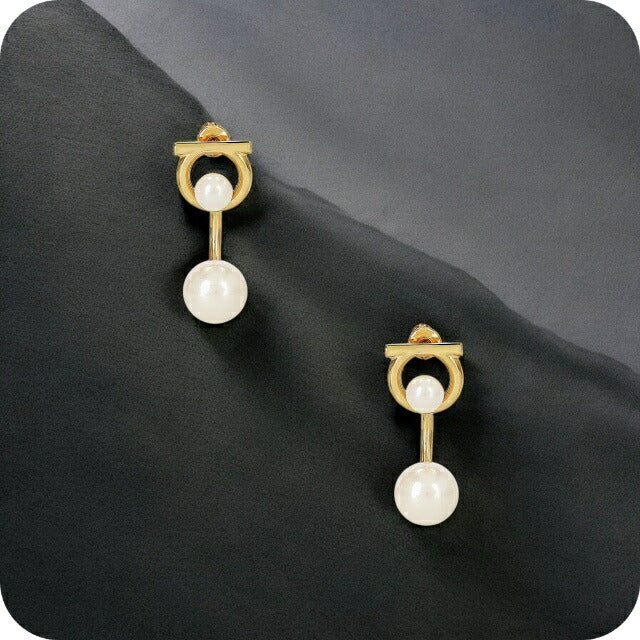 フェラガモ ピアス レディース ブランド Ferragamo 760386 ゴールド 760386-PE-OR-736-178