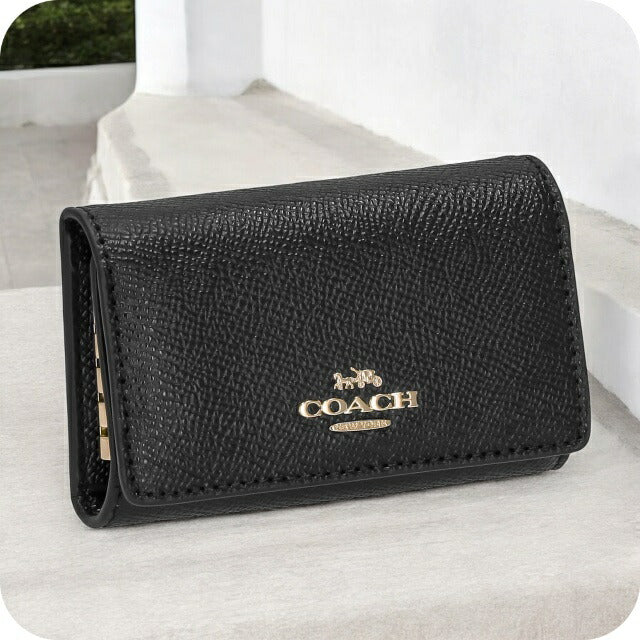 コーチ キーケース レディース ブランド COACH 76741 ブラック 76741-IMBLK-1