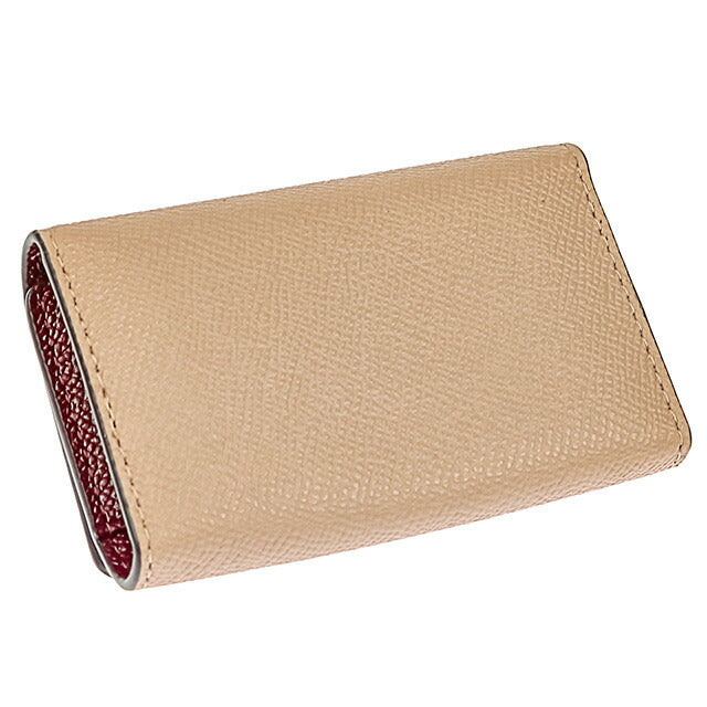 コーチ キーケース レディース ブランド COACH レザー 76741 IMTAU 1 ピンクベージュ/ボルドー 76741-IMTAU-1