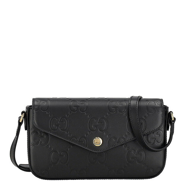 グッチ 二つ折り財布 レディース ブランド GUCCI レザー 781583-DTDHT 1000 ブラック ウォレット 高級 おしゃれ プレゼント 実用的