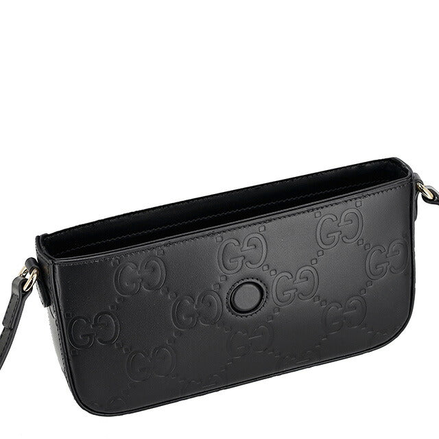 グッチ 二つ折り財布 レディース ブランド GUCCI レザー 781583-DTDHT 1000 ブラック ウォレット 高級 おしゃれ プレゼント 実用的