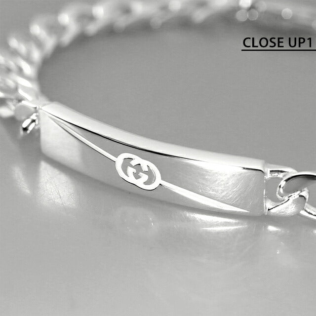 グッチ ブレスレット メンズ レディース ブランド GUCCI インターロッキングG シルバー アクセサリー 選べるモデル 774054-J8400-8106