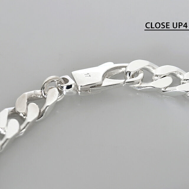 グッチ ブレスレット メンズ ブランド GUCCI ダイアゴナル インターロッキング チェーン 774054-J8400-8106-17 シルバー アクセサリー 774054-J8400-8106-17