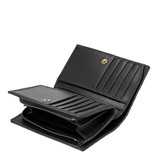 グッチ 二つ折り財布 レディース ブランド GUCCI レザー 781583-DTDHT 1000 ブラック ウォレット 高級 おしゃれ プレゼント 実用的