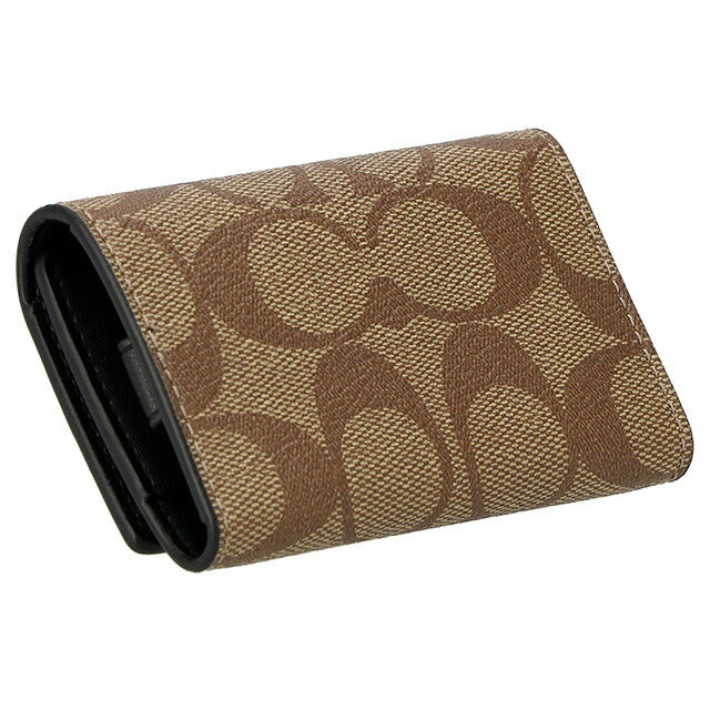 コーチ キーケース メンズ レディース ブランド COACH シグネチャー 78675 QBTN2 1 ブラウン/ブラック 78675-QBTN2-1