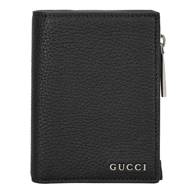 グッチ 二つ折り財布 メンズ ブランド GUCCI 795292-AABXM 1000 ブラック ウォレット 高級 おしゃれ プレゼント 実用的