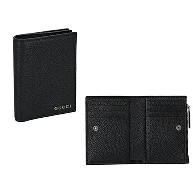 グッチ 二つ折り財布 メンズ ブランド GUCCI 795292-AABXM 1000 ブラック ウォレット 高級 おしゃれ プレゼント 実用的
