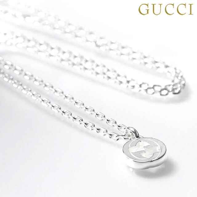 グッチ ネックレス メンズ レディース ブランド GUCCI インターロッキング 796355-J8400-8106 シルバー アクセサリー 796355-J8400-8106