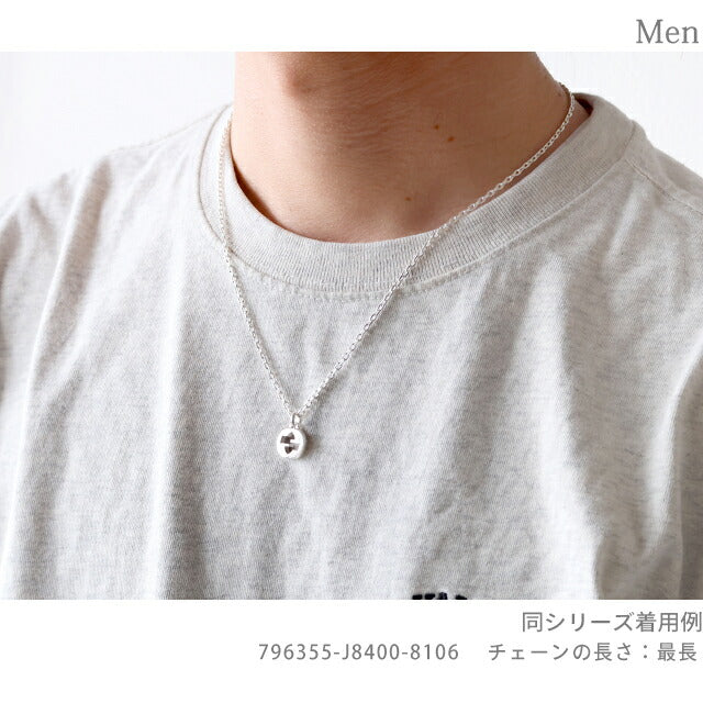 グッチ ネックレス メンズ レディース ブランド GUCCI インターロッキング 796355-J8400-8106 シルバー アクセサリー 796355-J8400-8106