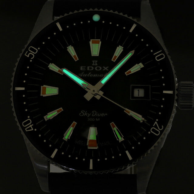 エドックス スカイダイバー 38 デイト スペシャルエディション 自動巻き 腕時計 ブランド メンズ レディース EDOX 80131-3NC-VI 80131-3NC-VI