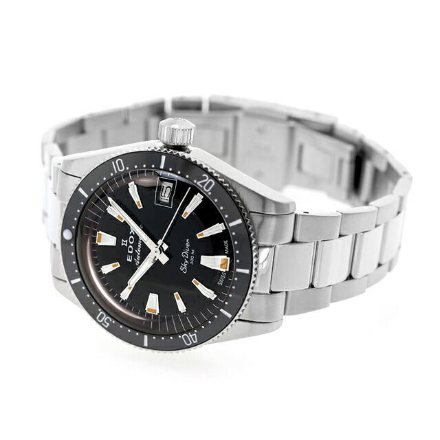 エドックス スカイダイバー 38 デイト オートマティック 自動巻き 腕時計 ブランド メンズ レディース EDOX 80131-3NM-NIB アナログ 80131-3NM-NIB