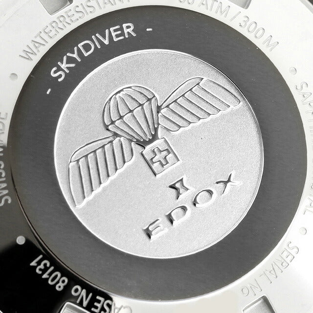 エドックス スカイダイバー 38 デイト オートマティック 自動巻き 腕時計 ブランド メンズ レディース EDOX 80131-3NM-NIB アナログ 80131-3NM-NIB