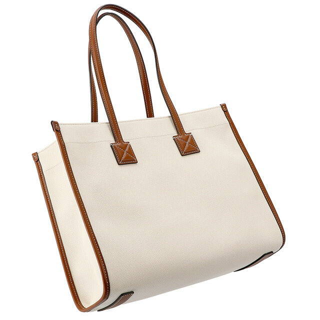 バ-バリ- トートバッグ レディース ブランド BURBERRY 8044138 ホワイト/ブラウン 8044138