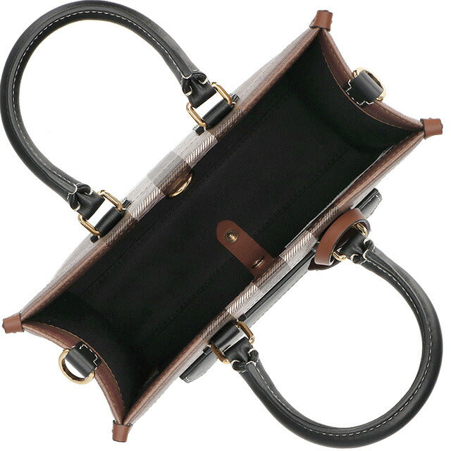 バ-バリ- ハンドバッグ レディース ブランド BURBERRY チェック 8069661 ブラウン 8069661