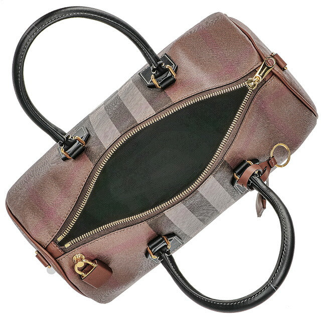 バ-バリ- ハンドバッグ レディース ブランド BURBERRY チェック 8069662 ブラウン 8069662