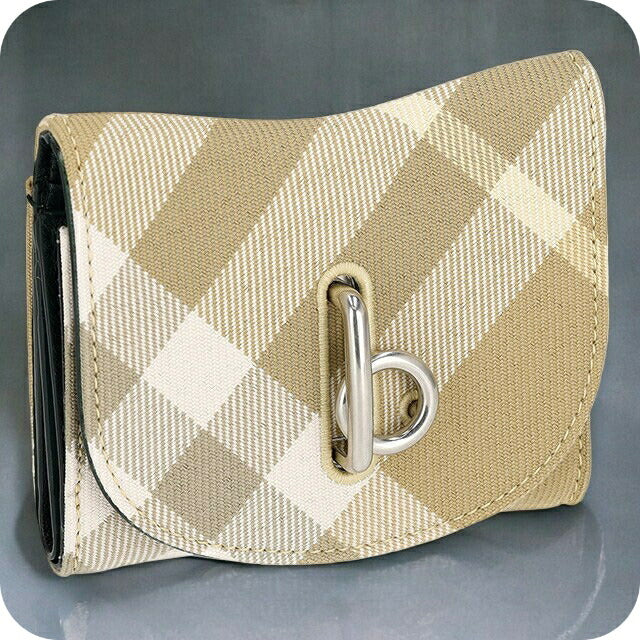 バ−バリ− 三つ折り財布 レディース ブランド BURBERRY