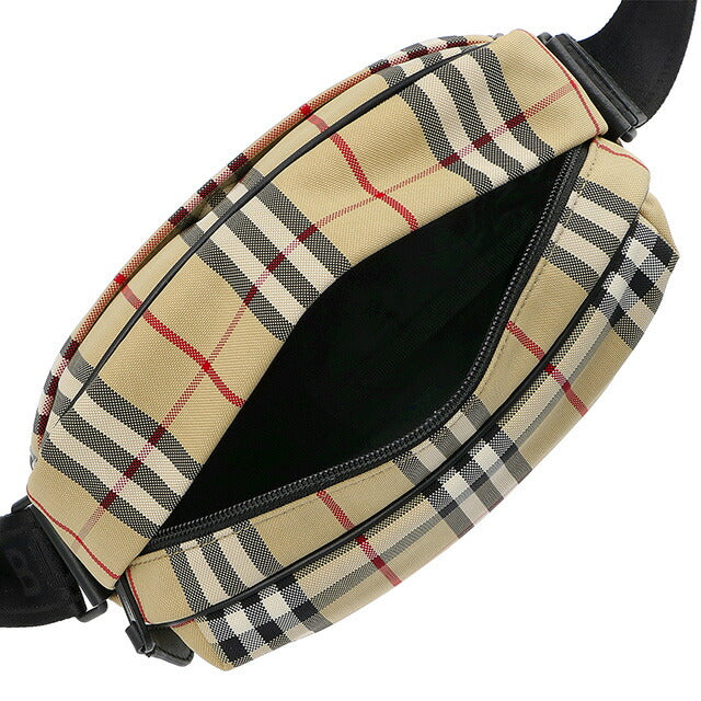 バ-バリ- ショルダーバッグ メンズ ブランド BURBERRY チェック 8084111 ベージュ 8084111