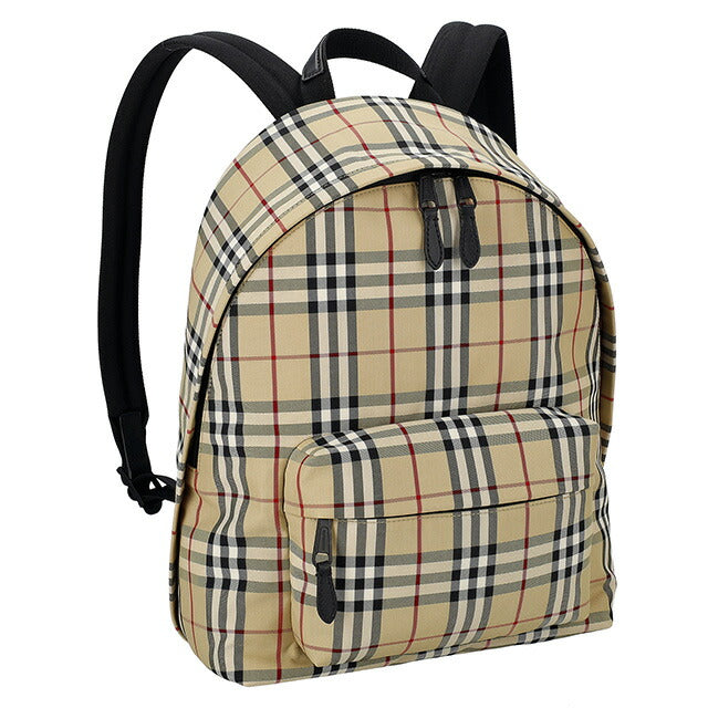 バ-バリ- リュック メンズ ブランド BURBERRY チェック 8084113 ベージュ 8084113