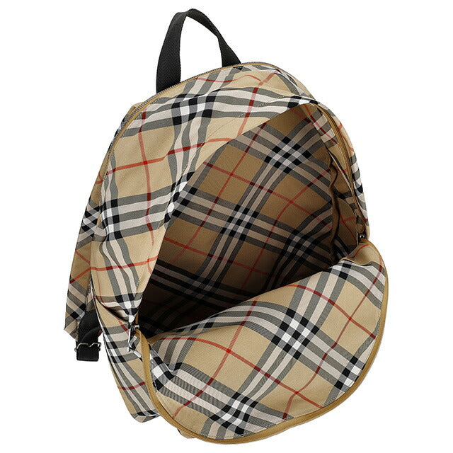 バ-バリ- リュック メンズ ブランド BURBERRY チェック 8091312 ベージュ 8091312