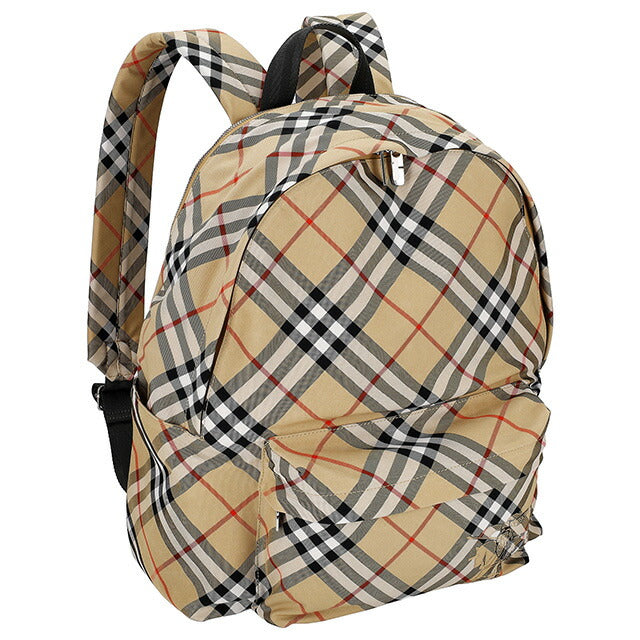 バ-バリ- リュック メンズ ブランド BURBERRY チェック 8091312 ベージュ 8091312