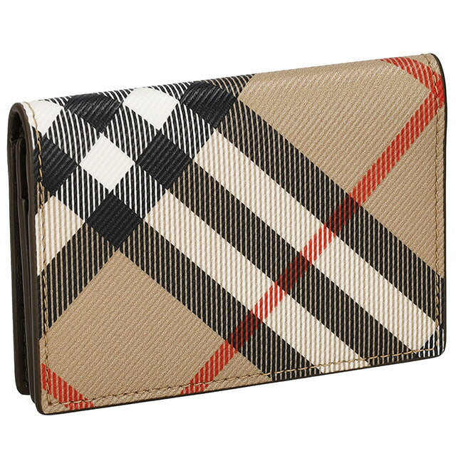 バ-バリ- カードケース メンズ ブランド BURBERRY チェック 8091911 ベージュ 8091911