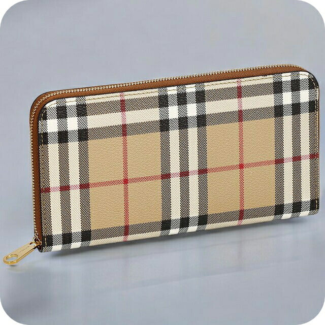 BURBERRY バーバリー ハウスチェック 長財布 Burberry バーバリー 財布 長財布 ノバチェック バーバリーチェック