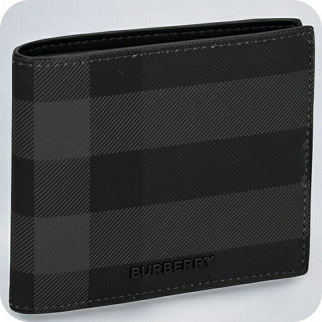 バ－バリ－ 二つ折り財布 メンズ ブランド BURBERRY チェック