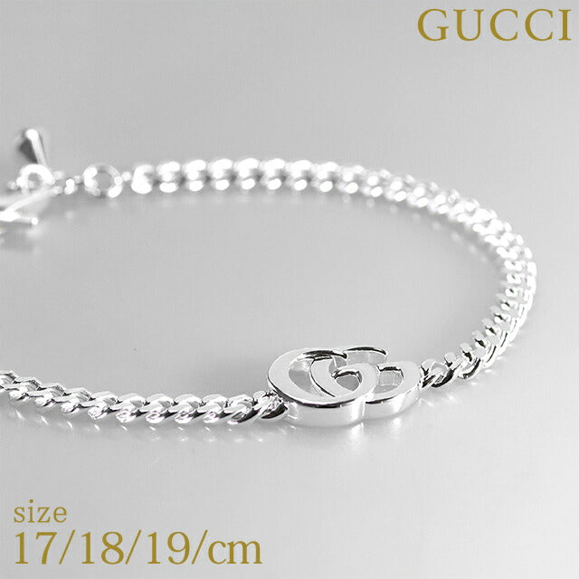 グッチ ブレスレット メンズ ブランド GUCCI ダブルG チェーン シルバー アクセサリー 選べるモデル 814917-J8400-8106