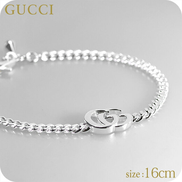 グッチ ブレスレット メンズ ブランド GUCCI ダブルG チェーン 814917 