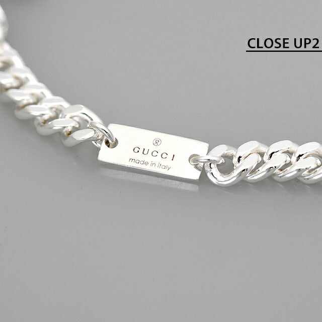 グッチ ブレスレット メンズ ブランド GUCCI ダブルG チェーン 814917 J8400 8106 シルバー アクセサリー 814917-J8400-8106-16