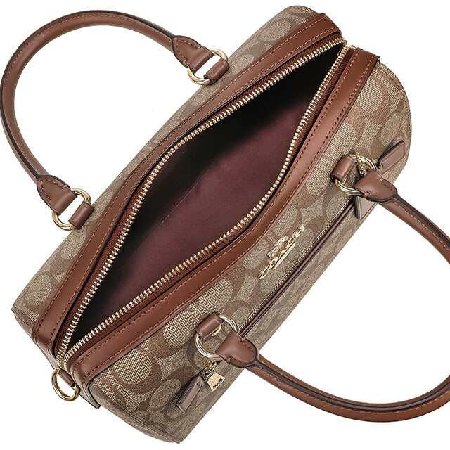 コーチ ハンドバッグ レディース ブランド COACH シグネチャー 83607 IME74 1 カーキ/ブラウン 83607-IME74-1