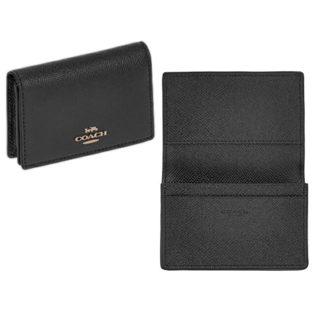 コーチ 名刺入れ レディース ブランド COACH 87731 ブラック 87731-IMBLK-1