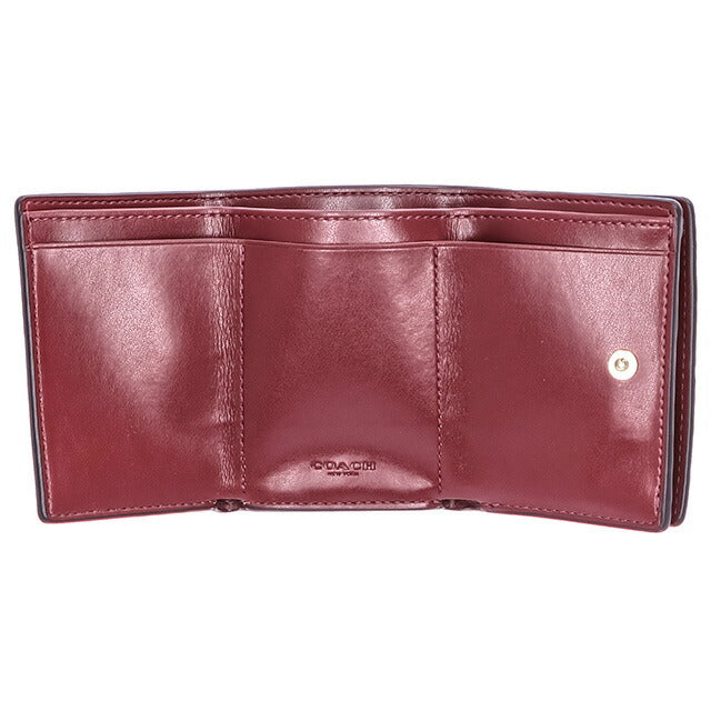 コーチ 三つ折り財布 メンズ レディース ブランド COACH レザー 88666 IMTAU 1 トープ ベージュ 88666-IMTAU-1