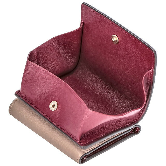 コーチ 三つ折り財布 メンズ レディース ブランド COACH レザー 88666 IMTAU 1 トープ ベージュ 88666-IMTAU-1