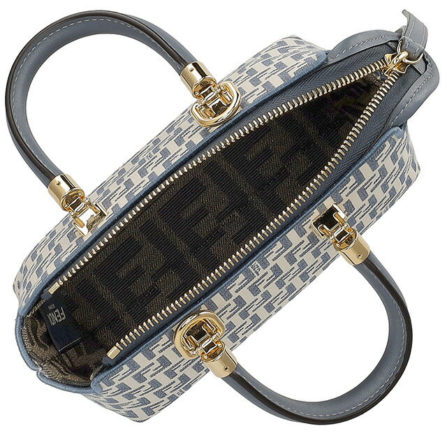 フェンディ ハンドバッグ レディース ブランド FENDI 8BS0670ARBN F1NPH アイボリー/ブルーグレー 8BS0670ARBN-F1NPH