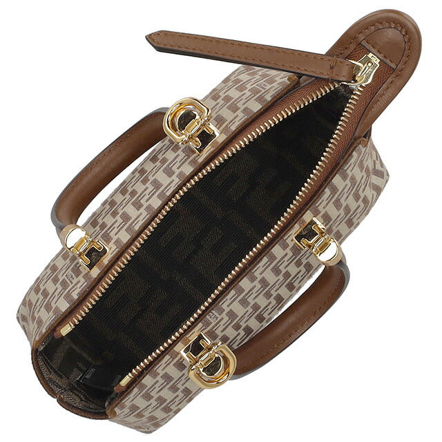 フェンディ ハンドバッグ レディース ブランド FENDI 8BS0670ARBN F1NXB アイボリー/ブラウン 8BS0670ARBN-F1NXB