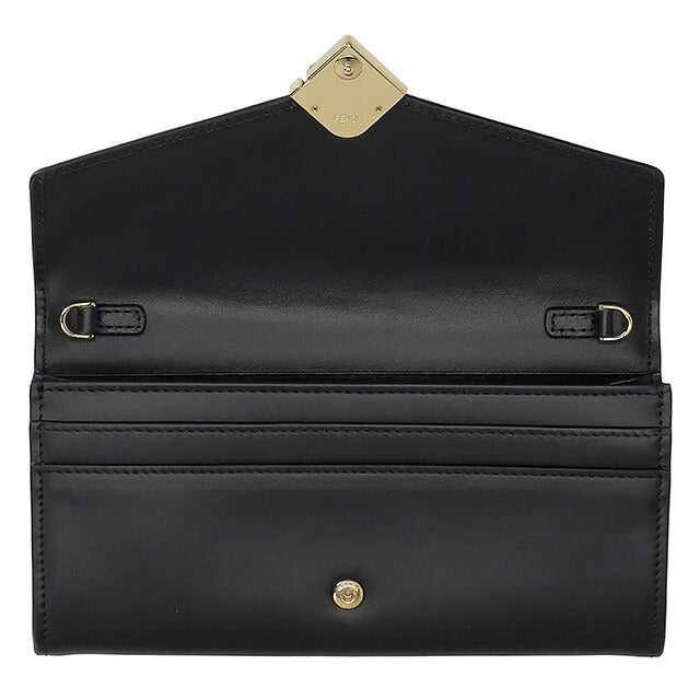 フェンディ 長財布 レディース ブランド FENDI 8M03650ALV4 F0KUR ブラック 8M03650ALV4-F0KUR