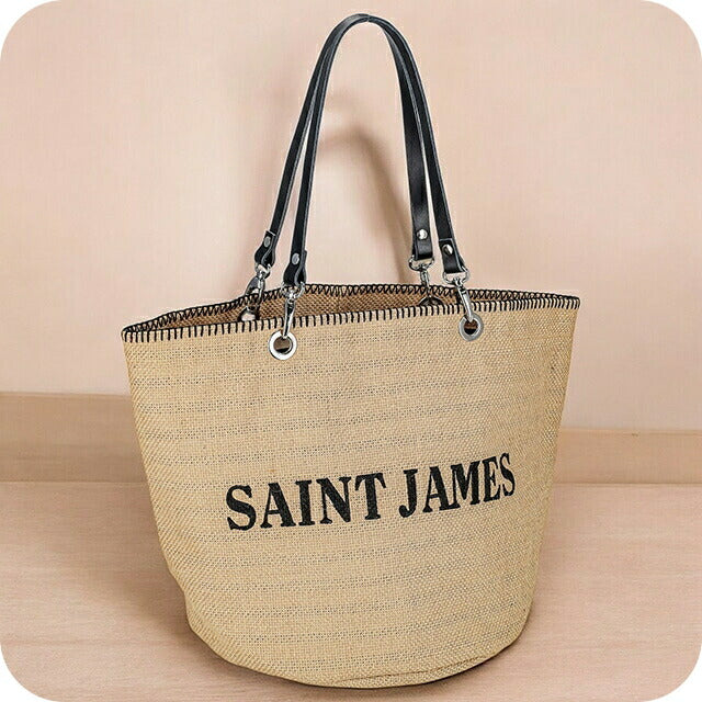 セントジェームス トートバッグ メンズ レディース ブランド SAINT JAMES 9630 ベージュ 9630-EC-NN