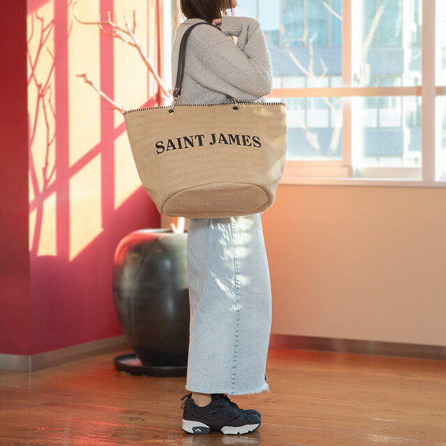 セントジェームス トートバッグ メンズ レディース ブランド SAINT JAMES 9630 ベージュ 9630-EC-NN