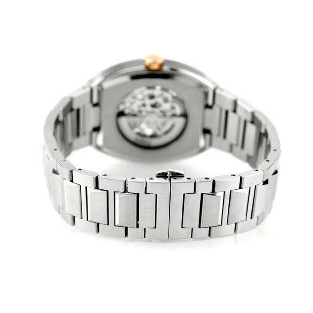 ブローバ クラシック マキナ 自動巻き 腕時計 ブランド メンズ オープンハート BULOVA 98A319 アナログ ネイビー 98A319