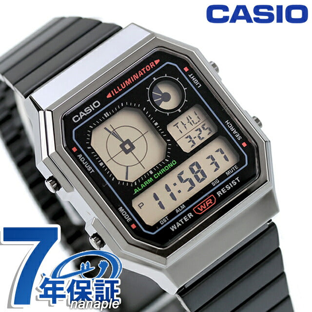 CASIO A130WEGG BLK デジタル腕時計 A130WEGG-1AJF | CASIO
