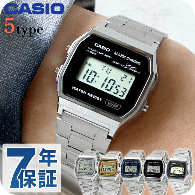 カシオ チープカシオ CASIO クラシック クォーツ 電池式 A158 ユニ