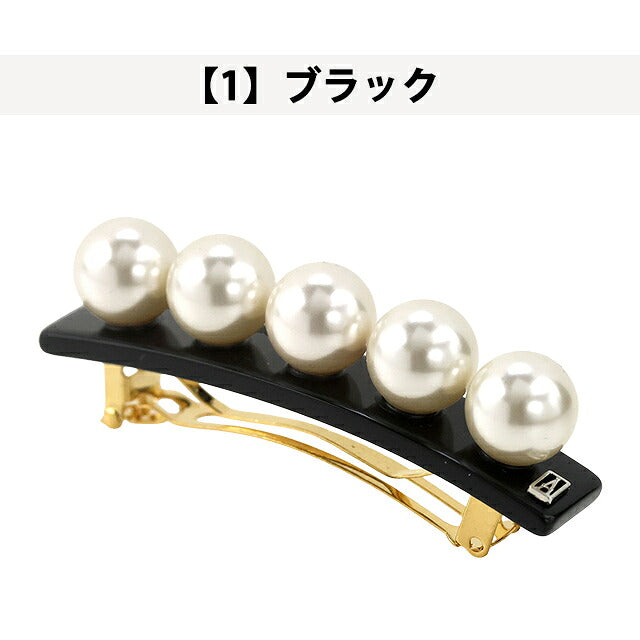アレクサンドル ドゥ パリ バレッタ レディース ブランド ALEXANDRE DE PARIS ペルル 人工真珠 AA6-16919 ヘアアクセサリー 選べるモデル AA6-16919