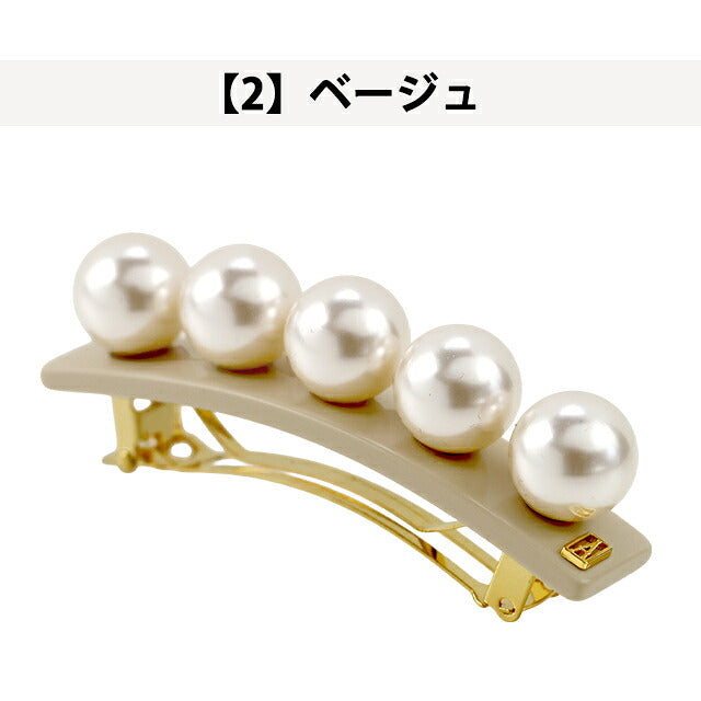 アレクサンドル ドゥ パリ バレッタ レディース ブランド ALEXANDRE DE PARIS ペルル 人工真珠 AA6-16919 ヘアアクセサリー 選べるモデル AA6-16919