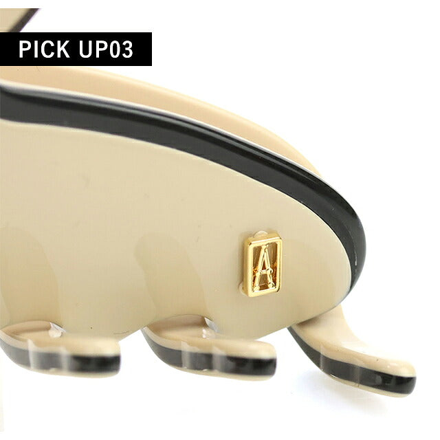 アレクサンドル ドゥ パリ ヘアクリップ レディース ブランド ALEXANDRE DE PARIS リズレMクリップ ACCM-14278-03-S ベージュ ブラック ACCM-14278-03-S