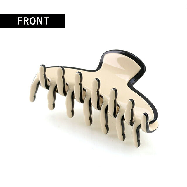 アレクサンドル ドゥ パリ ヘアクリップ レディース ブランド ALEXANDRE DE PARIS リズレSクリップ ACCS-16161-02-S ベージュ ブラック ACCS-16161-02-S