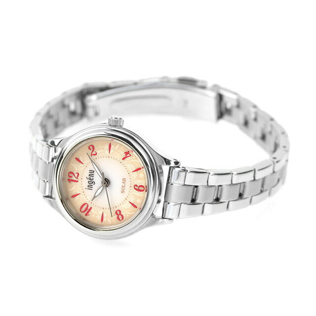Seiko Alba Angenne与鲜花的生活太阳能观看品牌女性母亲节更换皮带Seiko AHJD435 AHJD435