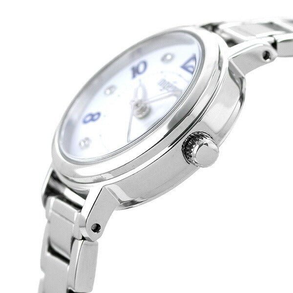 精工妇女手表日历AHJK444 Seiko Alba Alba Angenne White Ahjk444