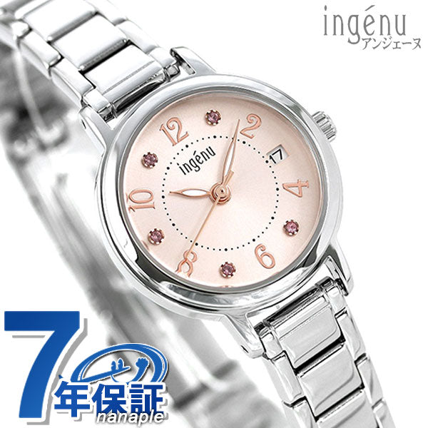 精工妇女手表日历AHJK445 Seiko Alba Alba Angenne Angenne Pink纪念品礼物AHJK445