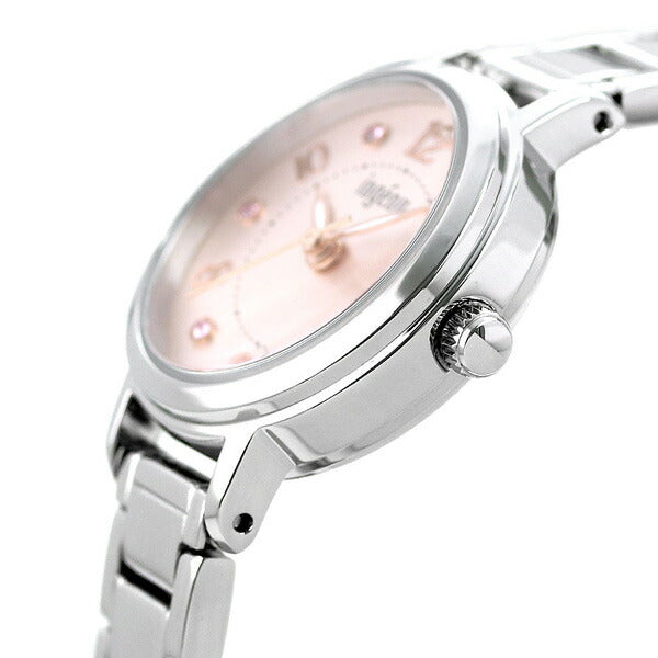 精工妇女手表日历AHJK445 Seiko Alba Alba Angenne Angenne Pink纪念品礼物AHJK445